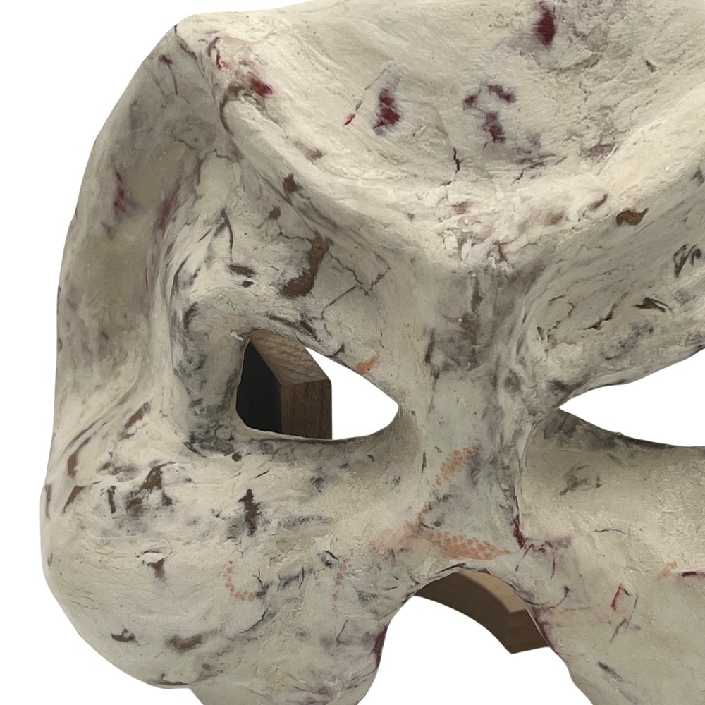 Artisan Crafted Papier-mâché Mask Halloween Mardi Gras Wall Decor Theater - Picture 10 of 16